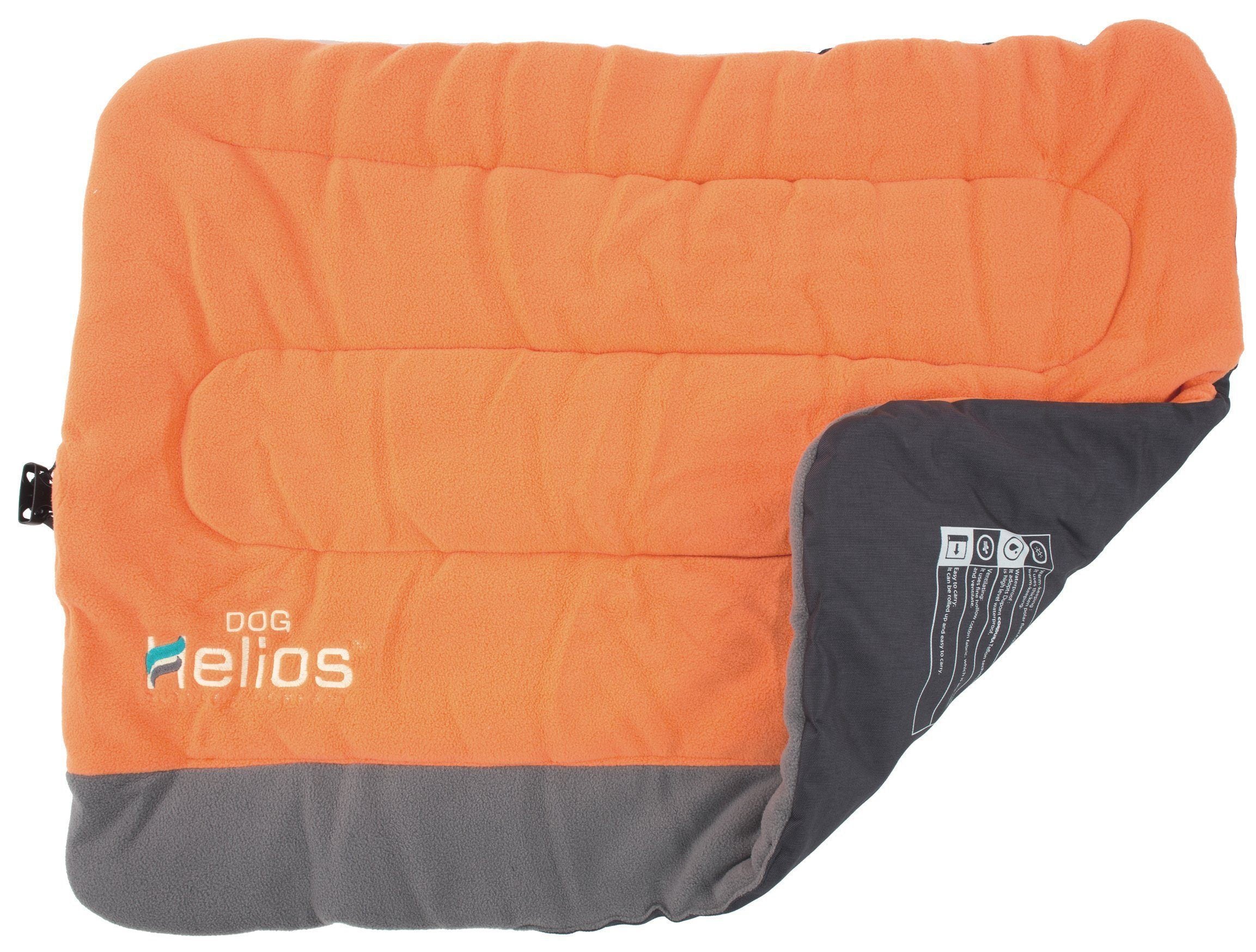 Dog Helios ® 'Combat-Terrain' Cordura-Nyco Reversible Nylon and Fleece Travel Camping Dog Bed