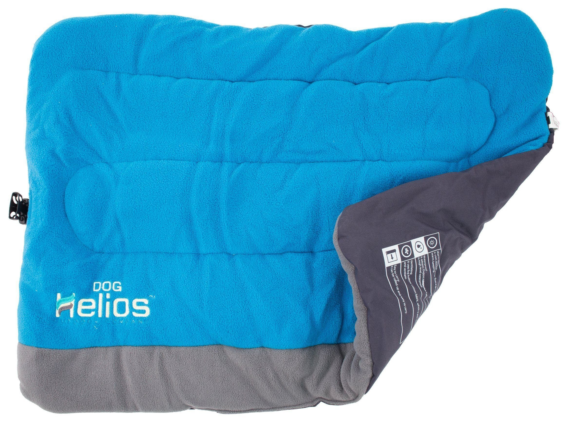 Dog Helios ® 'Combat-Terrain' Cordura-Nyco Reversible Nylon and Fleece Travel Camping Dog Bed