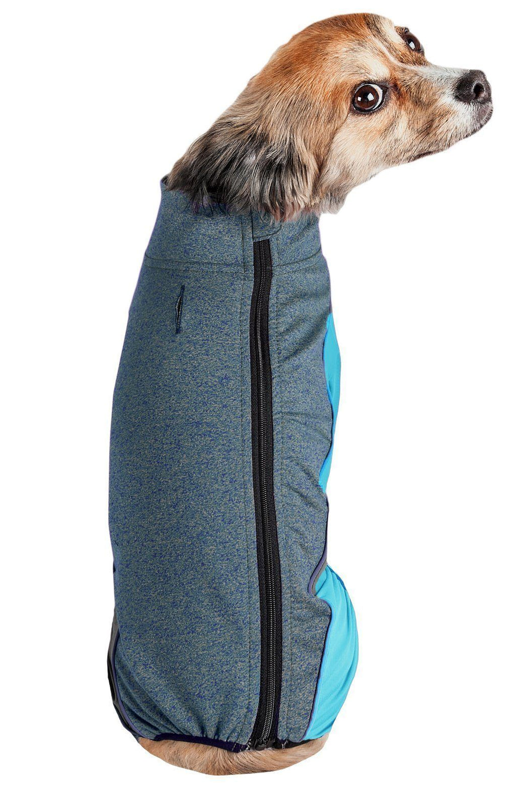 Pet Life ® Active 'Chase Pacer' Medium-weight 4-Way-Stretch Yoga Fitness Dog Tracksuit