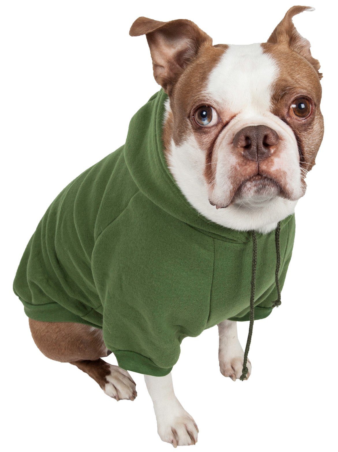 Pet Life ® 'American Classic' Fashion Plush Cotton Hooded Dog Sweater