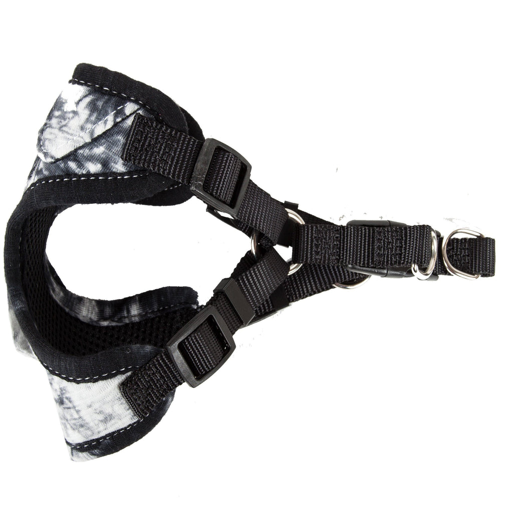 Pet Life ®  'Bonatied' Mesh Reversed Adjustable Fashion Dog Harness W/ Designer Neck Tie