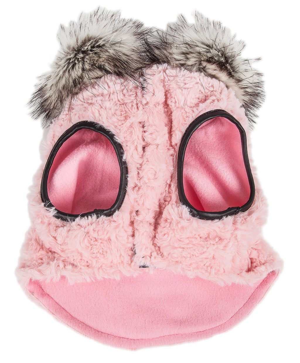 Pet Life ®  Luxe 'Pinkachew' Charming Fashion Mink Fur Dog Coat