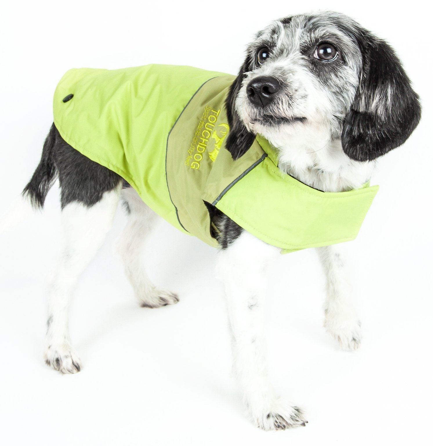 Touchdog ® Lightening-Shield 2-in-1 Dual-Removable-Layered Waterproof Dog Jacket